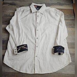 Robert Graham X Star Wars The Droid Men's 2XL Classic Fit 77/618 R2D2 C3PO